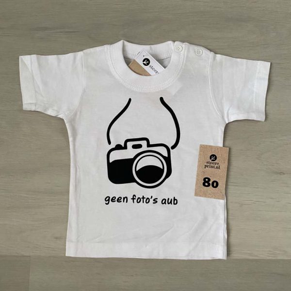 Shirt wit - maat 80 <br>"geen foto's"