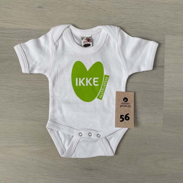 Romper wit - maat 56 <br>"ikke allerliefste"