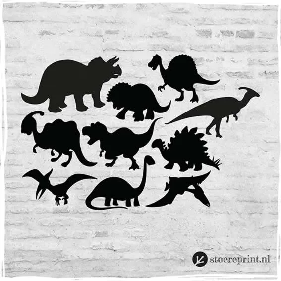 Muursticker Dino - Afbeelding 2